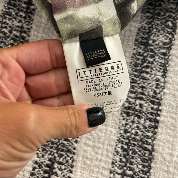 Roberto Cavalli Just Cavalli large laptop briefcase messenger bag black plaid - Picture 8 of 16